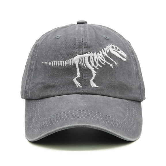 Waldeal Dinosaur Hat, Embroidered Skull Dinosaur Baseball Cap for Men Women, Big Boys, Dino Fans
