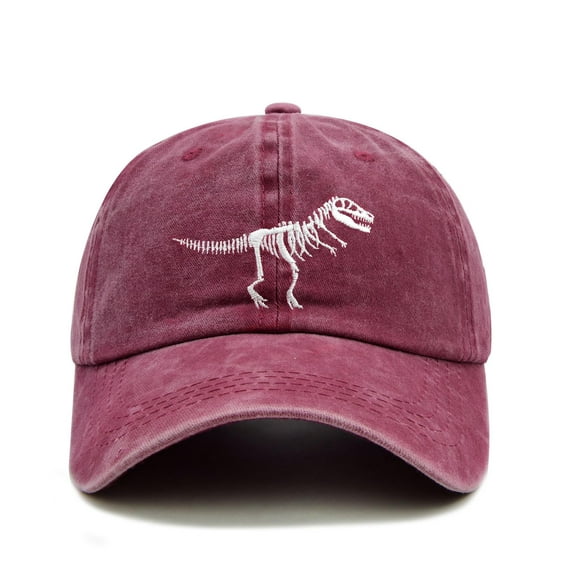 Waldeal Dinosaur Hat, Embroidered Skull Dinosaur Baseball Cap for Men Women, Big Boys, Dino Fans