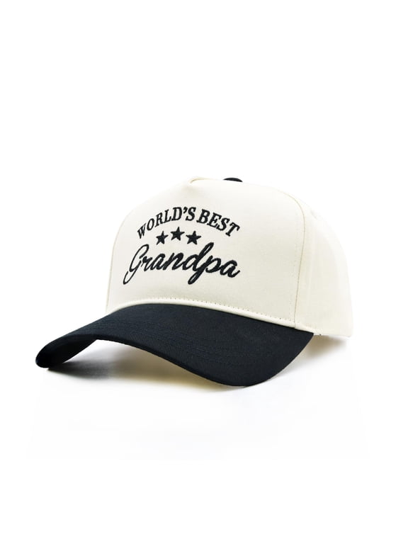 Grandpa Trucker Hat, Adjustable Grandfather Baseball Caps for Men Snapback, Fathers Day Birthday Gifts from Grandkids