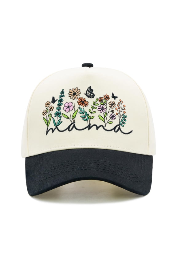Mama Trucker Hat for Women, Mothers Day Birthday Gifts for Mom, Two-Tone Adjustable Mom Baseball Cap