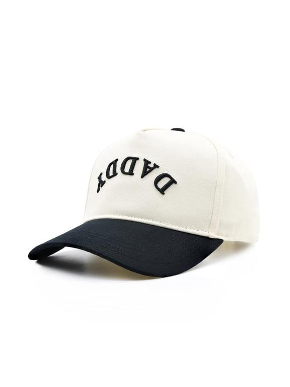 Two Tone Vintage Daddy Trucker Hats for Men, Adjustable Snapback Dad Baseball Cap, Fathers Day Birthday Gifts from Daughter