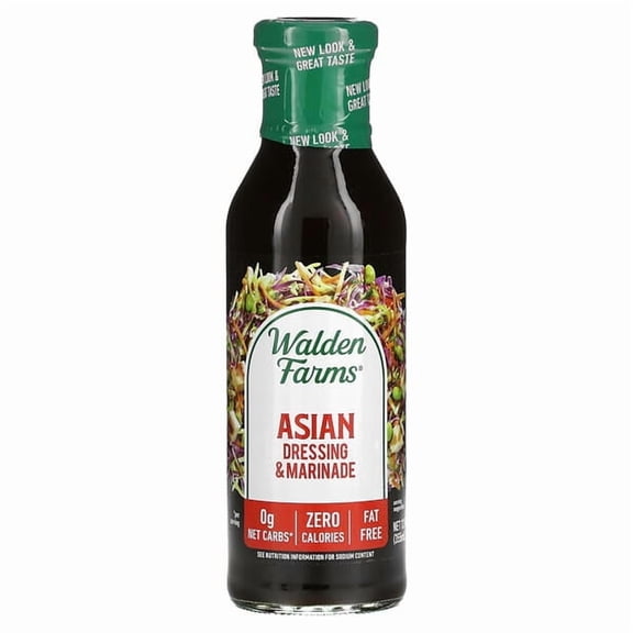 Walden Farms, Asian Dressing & Marinade, 12 fl oz Pack of 2