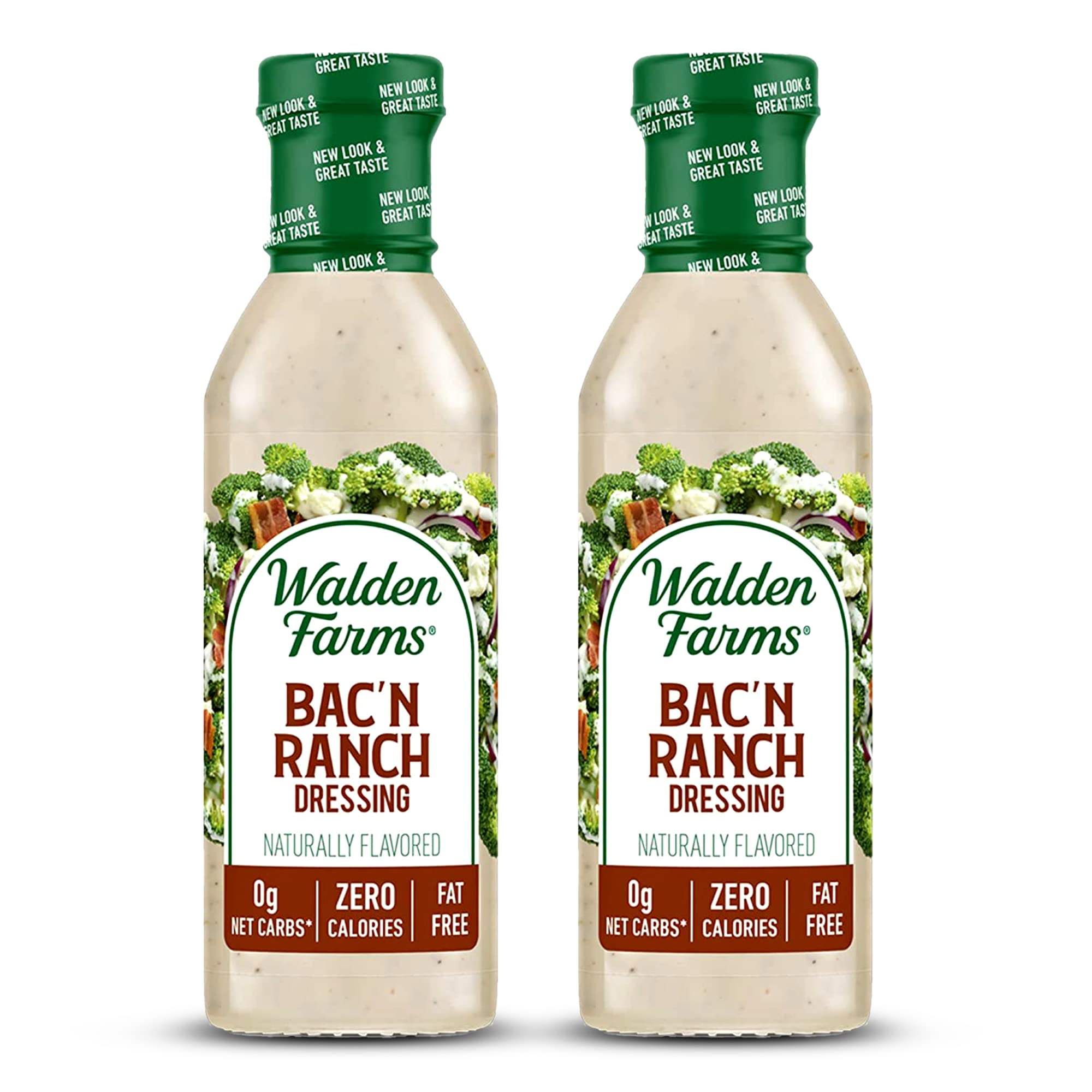 Walden Farms Bac’N Ranch Dressing 12 Oz Bottle (2 Pack) Fresh And
