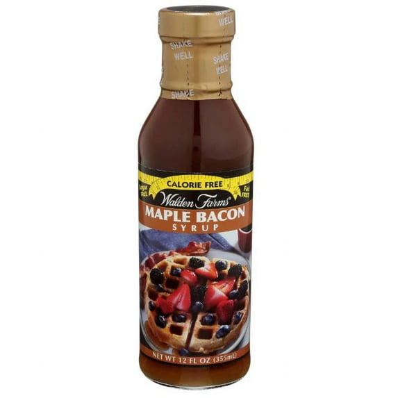 Walden Farms Bacon Maple Syrup, 12 Ounce ( Pack Of 6.)