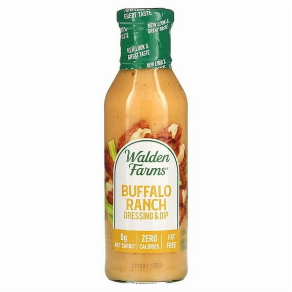 Walden Farms, Buffalo Ranch Dressing & Dip, 12 fl oz Pack of 4