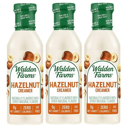 Walden Farms Calorie Free Coffee Creamer (3 Bottles) Flavor: Hazelnut