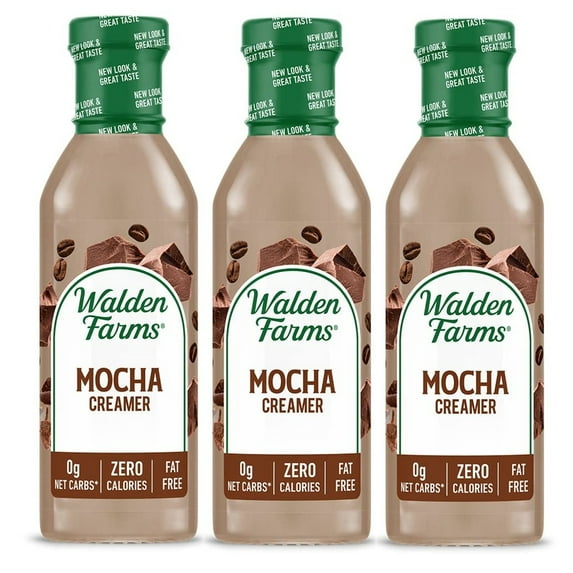 Walden Farms Calorie Free Coffee Creamer (3 Bottles) Flavor: Mocha