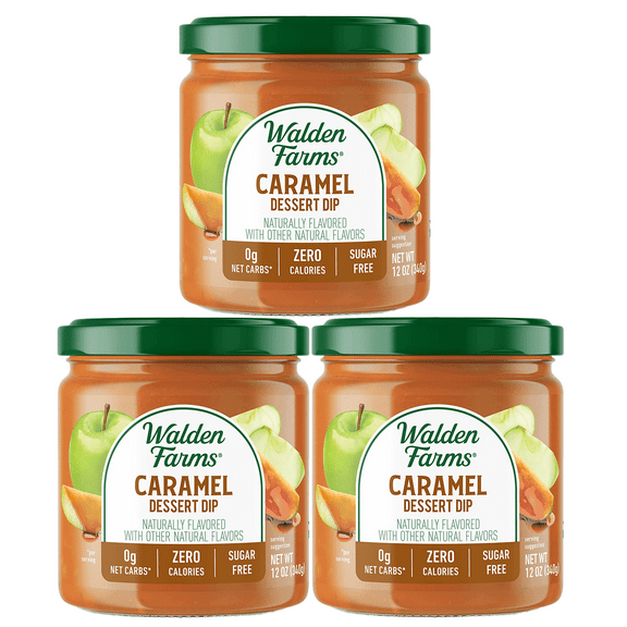 Walden Farms Calorie Free Dessert Dips Flavor: Caramel, Pack: 3 Jars