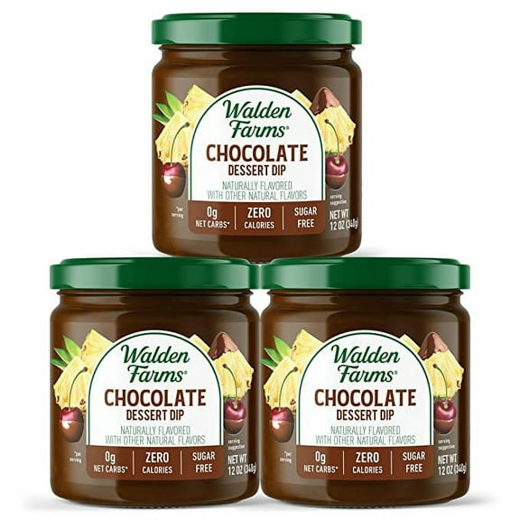 Walden Farms Calorie Free Dessert Dips Flavor: Chocolate, Pack: 3 Jars