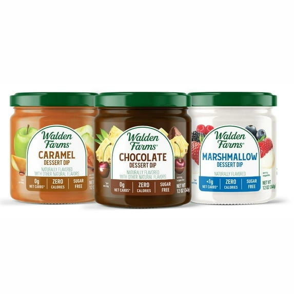 Walden Farms Calorie Free Dessert Dips Flavor: Variety Pack (3-Pack), Pack: 3 Jars