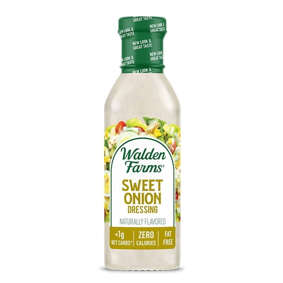 Walden Farms Calorie Free Dressing Sweet Onion 12 fl oz Pack of 4