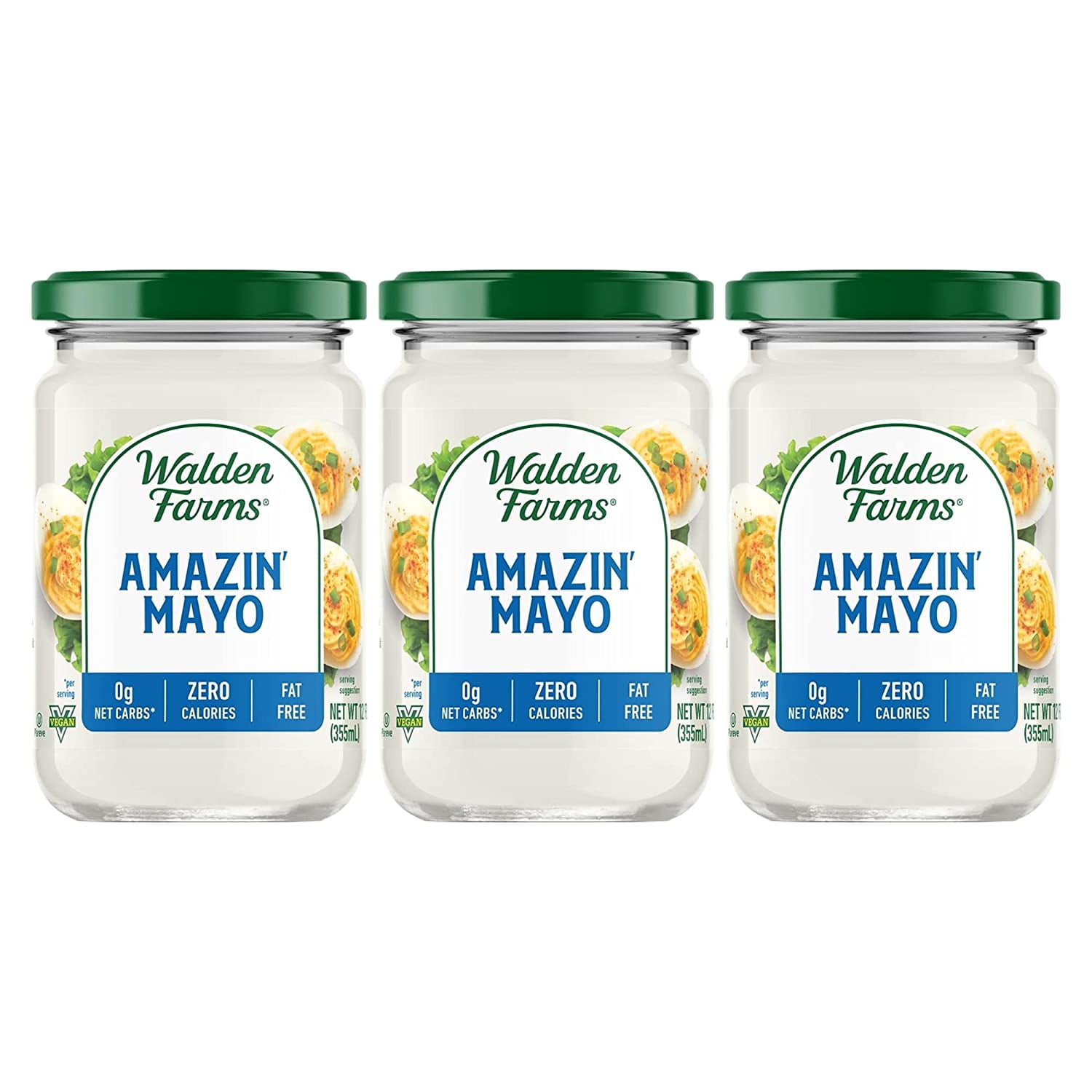 Walden Farms Calorie Free Flavored Mayo Flavor: Amazin', Size: 3 Jars