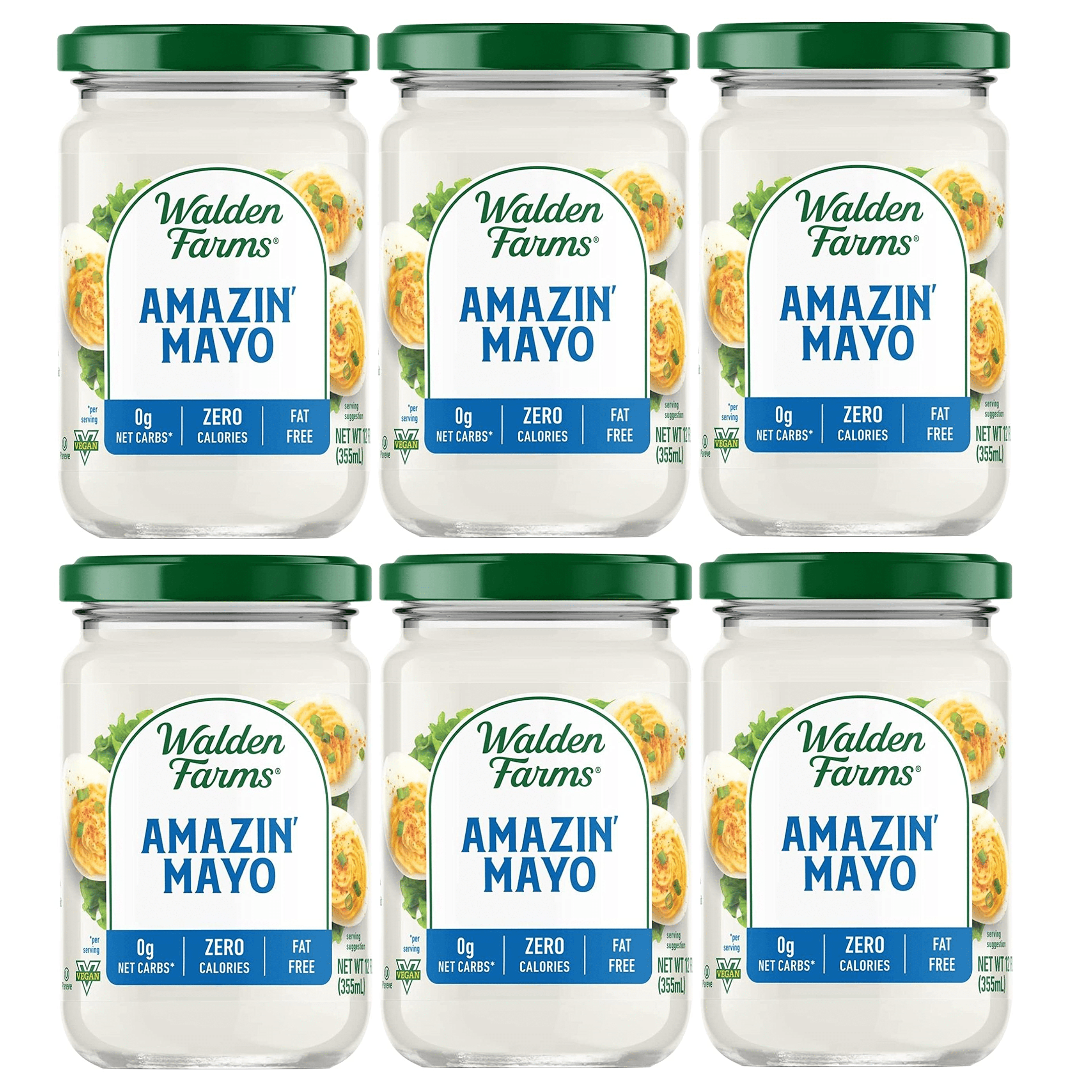Walden Farms Calorie Free Flavored Mayo Flavor: Amazin', Size: Case of 6