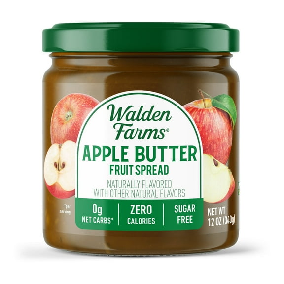 Walden Farms Calorie Free Fruit Jam & Jellies Flavors: Apple Butter, Pack: Case of 6