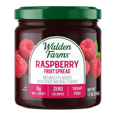 Walden Farms Calorie Free Fruit Spread Raspberry 12 oz Pack of 2