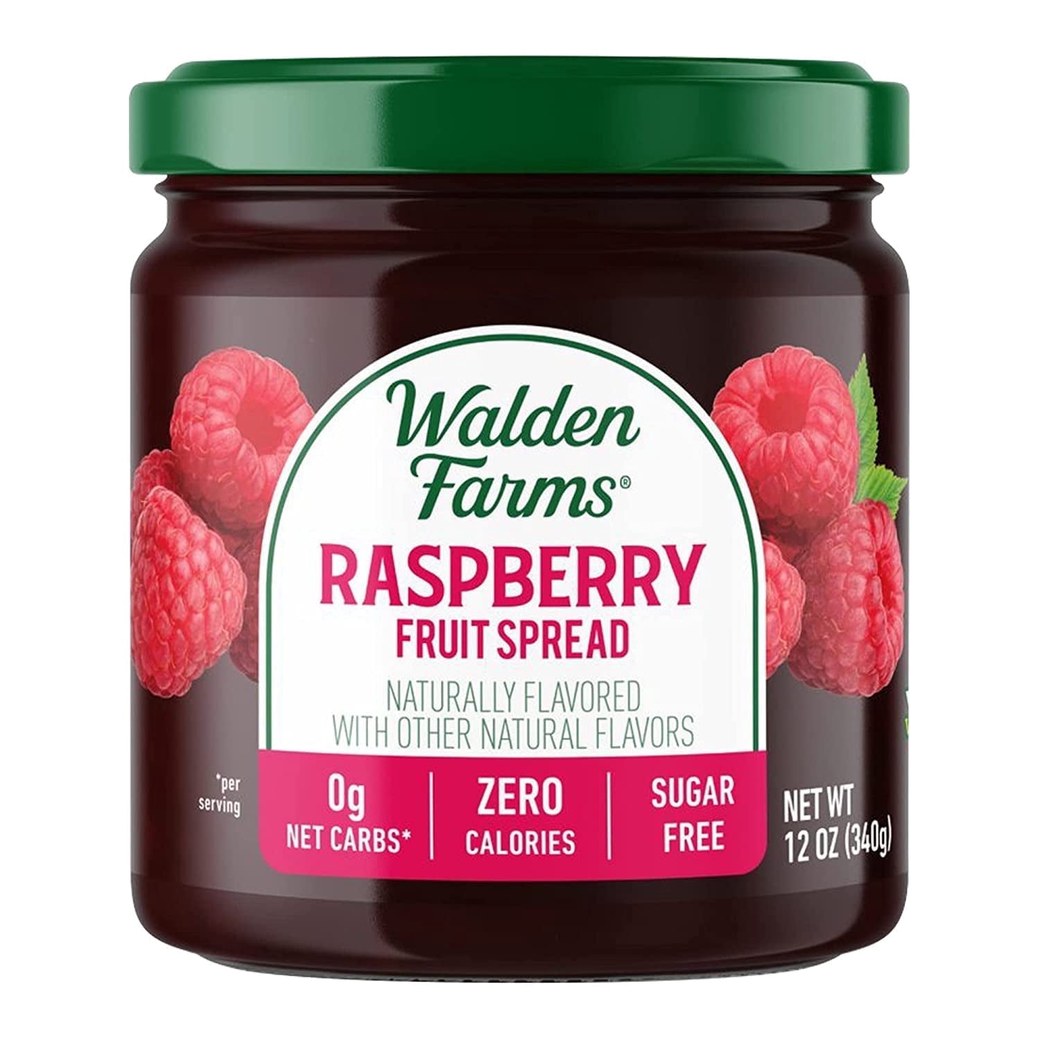 Walden Farms Calorie Free Fruit Spread Raspberry 12 oz Pack of 3