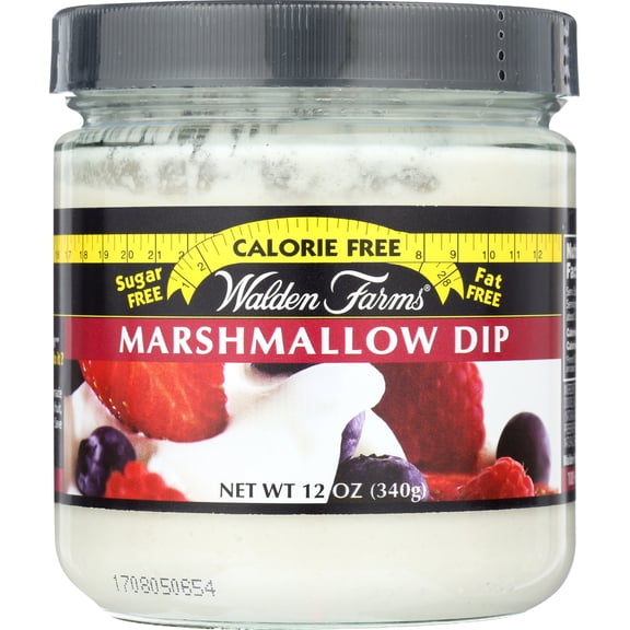 Walden Farms Calorie Free Marshmallow Dip, 12 oz, (Pack of 6)