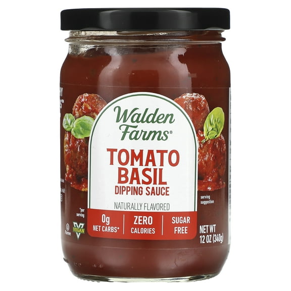 Walden Farms Calorie Free Pasta Sauce, Tomato & Basil, 12 Fl Oz
