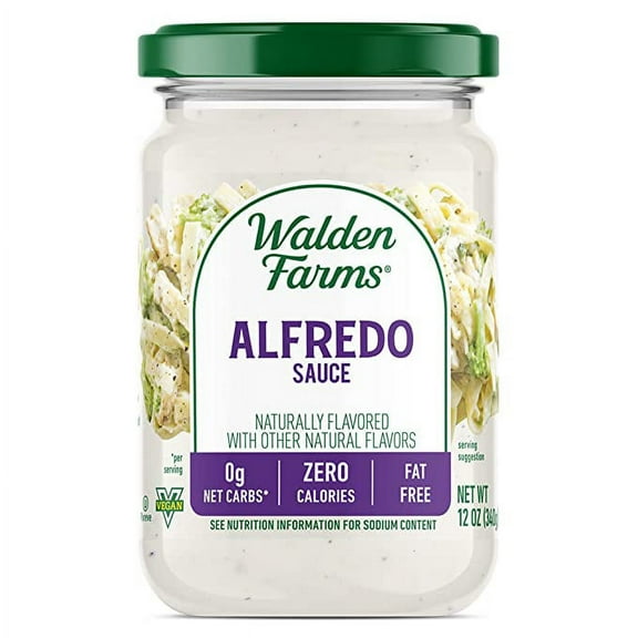 Walden Farms Calorie Free Pasta Sauces Flavors: Alfredo, Size: 3 Jars