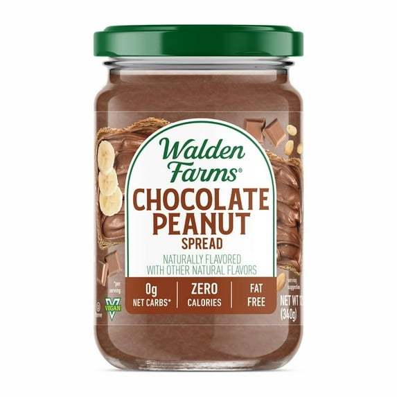 Walden Farms Calorie Free Peanut Spread Flavor: Chocolate Peanut, Size: 3 Jars