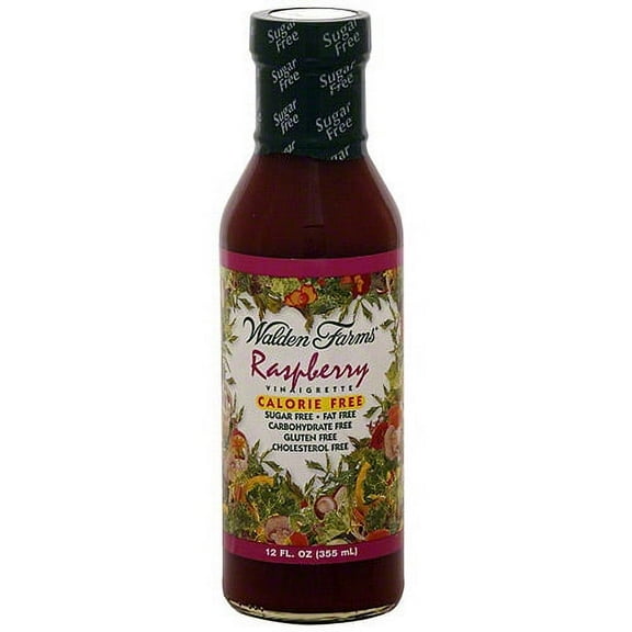 Walden Farms Calorie-Free Raspberry Vinaigrette, 12 oz (Pack of 6)