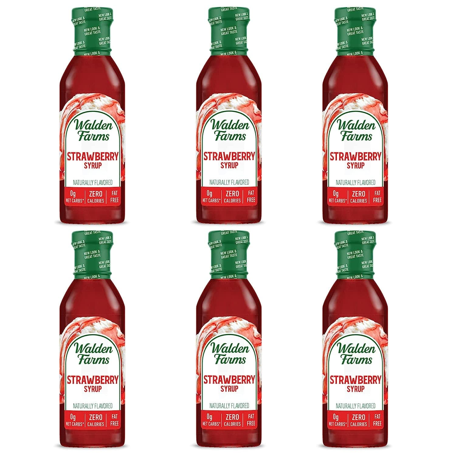 Walden Farms Calorie Free Strawberry Pancake Syrup, 12 Fluid Ounce - 6 per case.