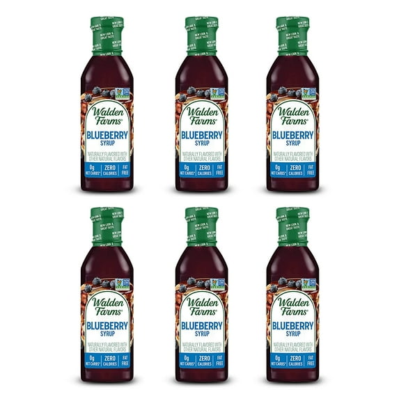 Walden Farms Calorie Free Syrups Flavors: Blueberry Syrup, Size: Case of 6