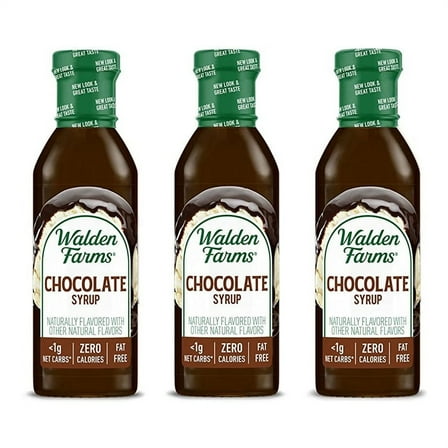 Walden Farms Calorie Free Syrups Flavors: Chocolate Syrup, Size: 3 Bottles