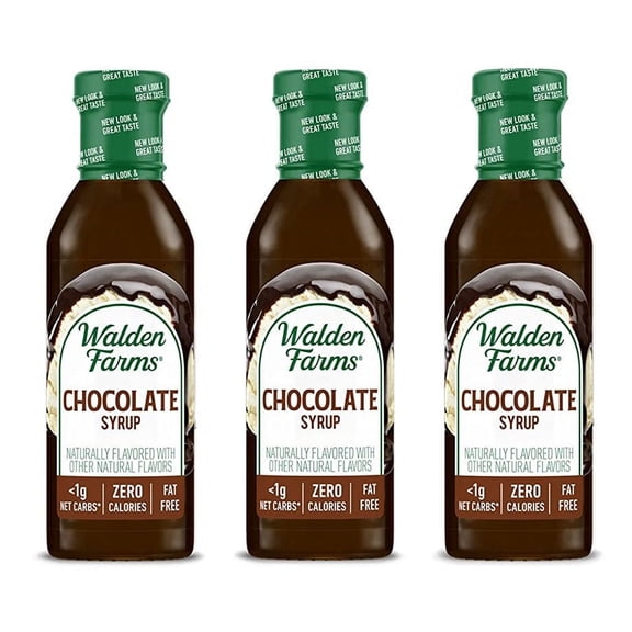Walden Farms Calorie Free Syrups Flavors: Chocolate Syrup, Size: 3 Bottles