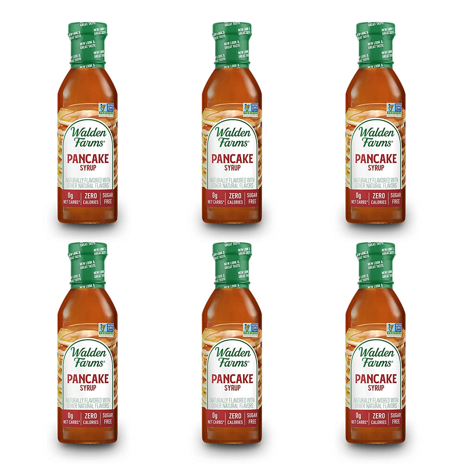 Walden Farms Calorie Free Syrups Flavors Pancake Syrup, Size Case of