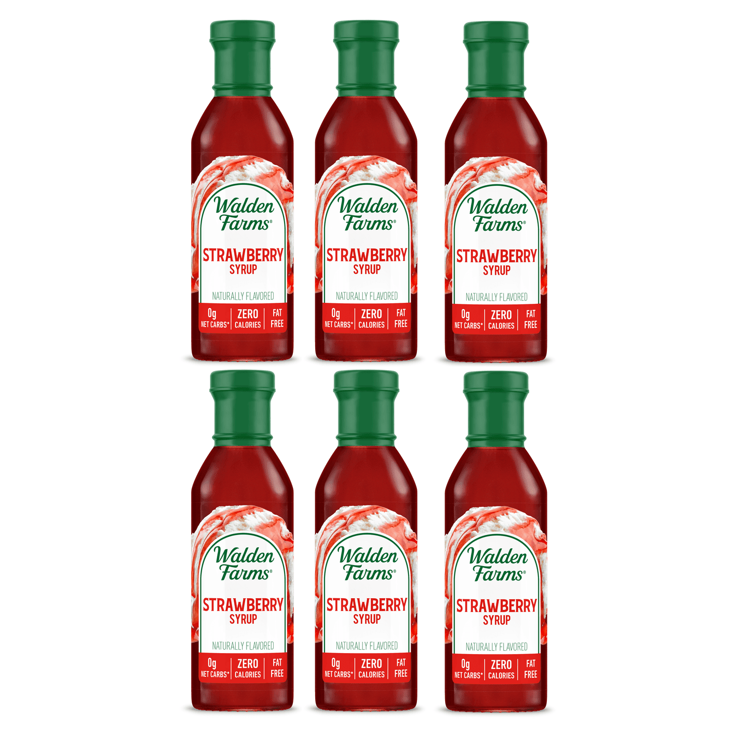 Walden Farms Calorie Free Syrups Flavors: Strawberry Syrup, Size: Case ...