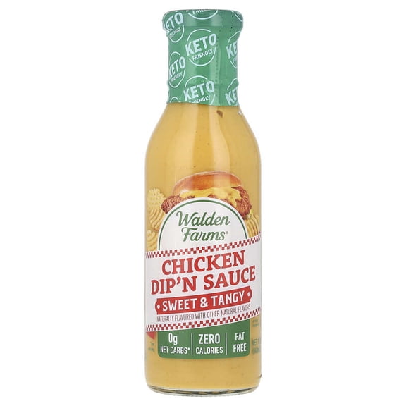 Walden Farms, Chicken Dip'N Sauce, Sweet & Tangy, 11.5 fl oz Pack of 4
