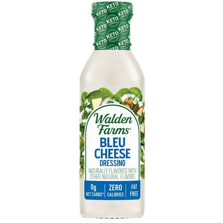 Walden Farms Dressing Bleu Cheese, 12 Fl Oz, Calorie Free, Fat Free, Sugar Free - Walmart.com Walden Farms Dressing Bleu Cheese, 12 Fl Oz, Calorie Free, Fat Free, Sugar Free - Walmart.com