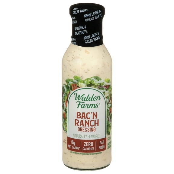 Walden Farms Dressing Cafe Bacon Ranch 12 fl oz (Pack Of 6)