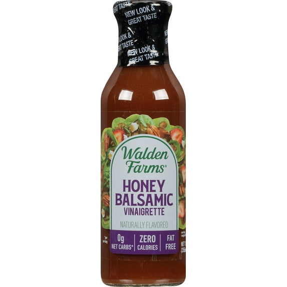 Walden Farms Dressing Sugar-Free Honey Balsamic 12 oz (Pack of 6)