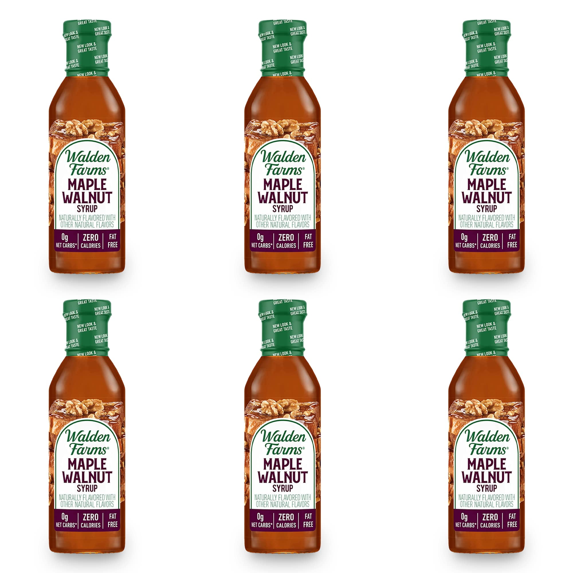 Walden Farms Maple Walnut Syrup 12 Oz (Pack Of 6) Sweet Syrup, Near