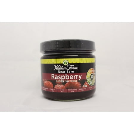 Walden Farms Raspberry Fruit Spread, Natural Sugar Free Jam, Thick and Delicious Breakfast, Snack, or Dessert Topping, No Fat or Calories, 12 oz