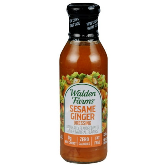 2X - Walden Farms Sesame Ginger Salad Dressing 12 fl oz Package May Vary