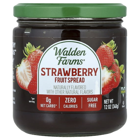 Walden Farms Strawberry Fruit Spread 12 oz Jar
