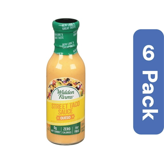 Walden Farms Street Taco Queso Sauce 12 fl oz (Pack Of 6)