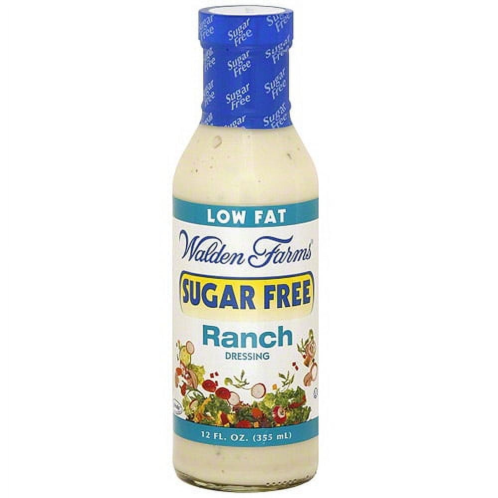 Walden Farms Sugar Free Ranch Salad Dressing, 12 oz (Pack of 6