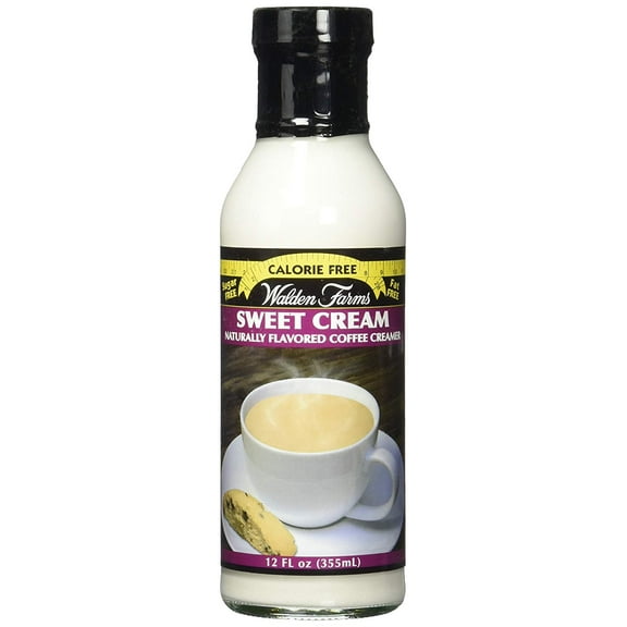 Walden Farms Sugar-Free Sweet Cream Coffee Creamer, 12 Ounce (Pack of 6)