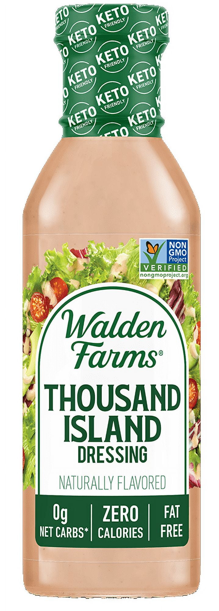 Walden Farms Thousand Island Dressing, 12 oz. Low Calorie, SugarFree