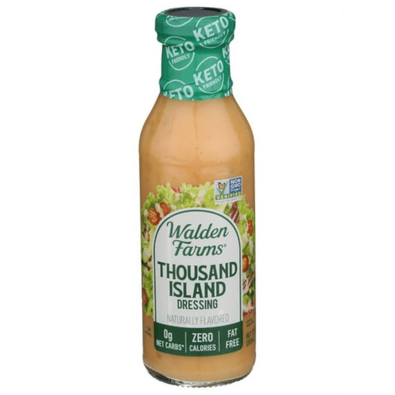 Walden Farms Thousand Island Salad Dressing 12 oz - Pack of 2