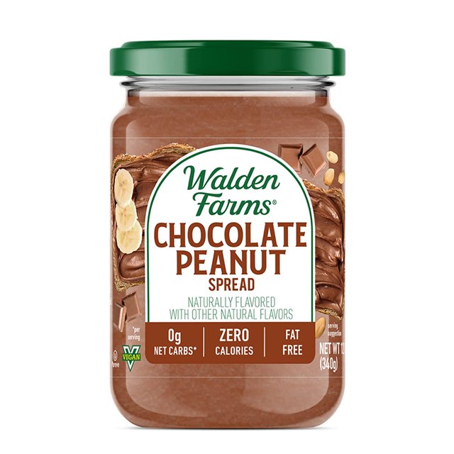 Walden Farms Whipped Chocolate Peanut Spread, Fat and Calorie Free Nut