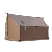 Waldmate 4-Person Hammock Hot Tent for Camping with Stove Jack and Snow Skirt WaterproofBrown