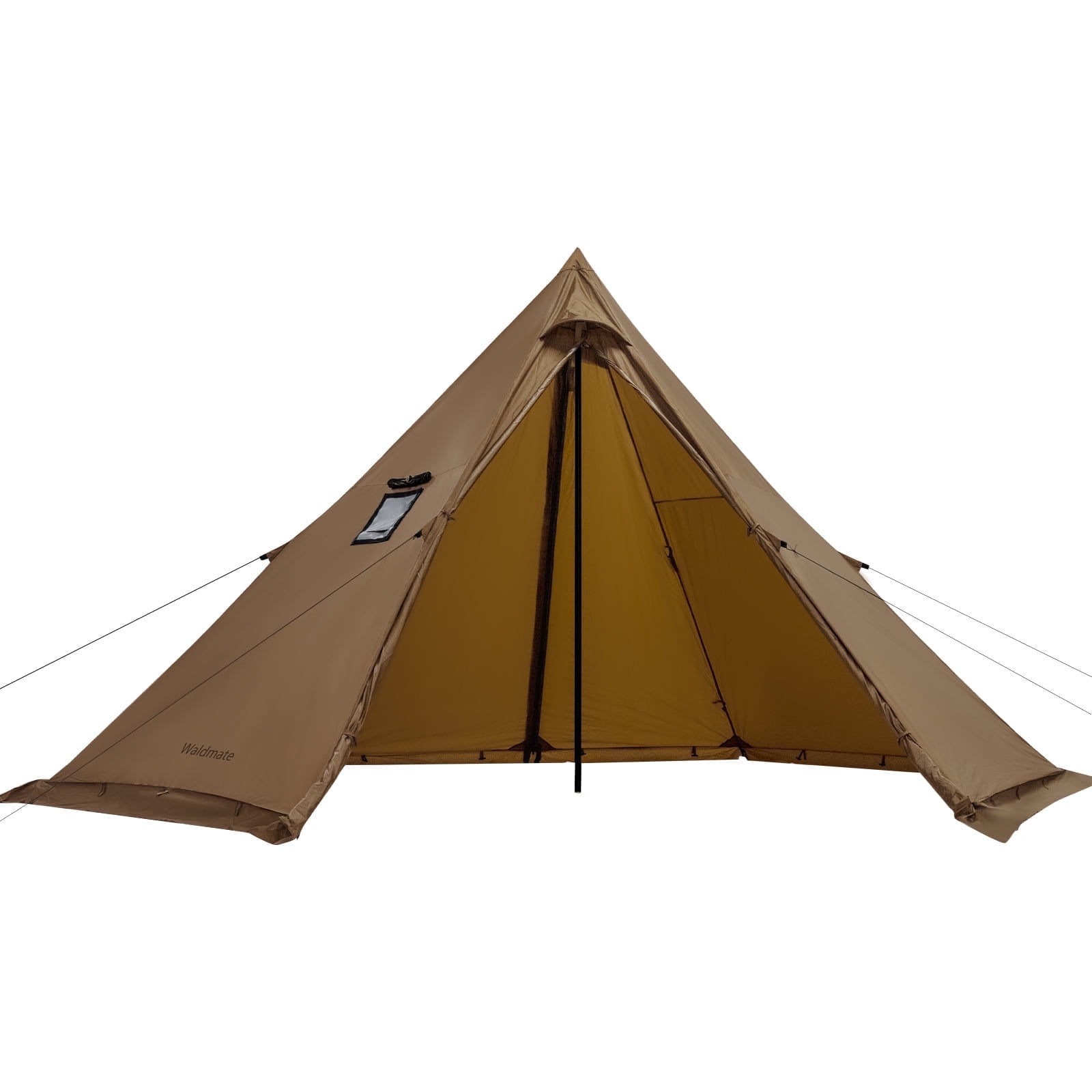Waldmate 4-Person Hot Tent with Stove Jack Snow Skirt Windproof