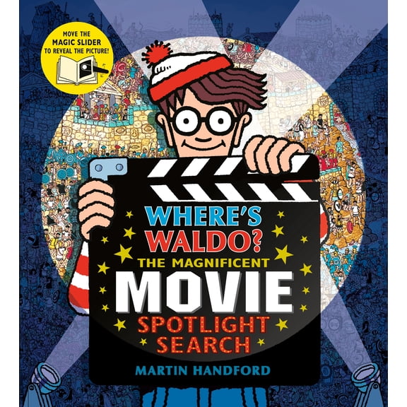 Where's Waldo? the Magnificent Movie Spotlight Search: (a Hidden Object Search-And-Find Puzzle Book with a Magic Flashlight to Reveal the Picture - a Perfect Gift and Travel Companion for All Ages...