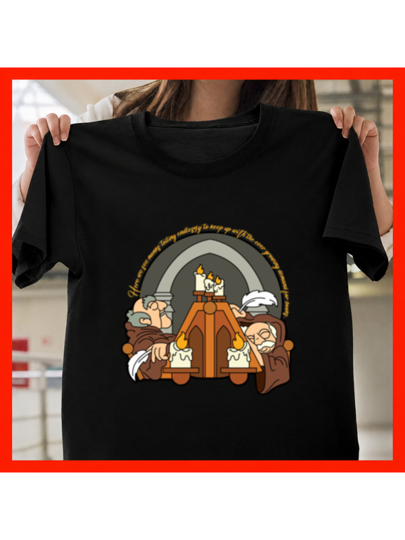Waldorf And Statler Spaceship Earth Classic Muppet Old Men Art Unisex T-Shirt, up to size 5XL