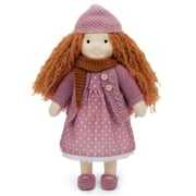 Waldorf Doll - Sweet Style Handmade Rag Doll Waldorf Doll Birthday Gift For Girl With Love Ideal Perfect Gift with Exquisite Box